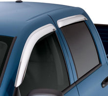 Load image into Gallery viewer, AVS 15-18 Chevy Silverado 2500 Double Cab Ventvisor Front &amp; Rear Window Deflectors 4pc - Chrome