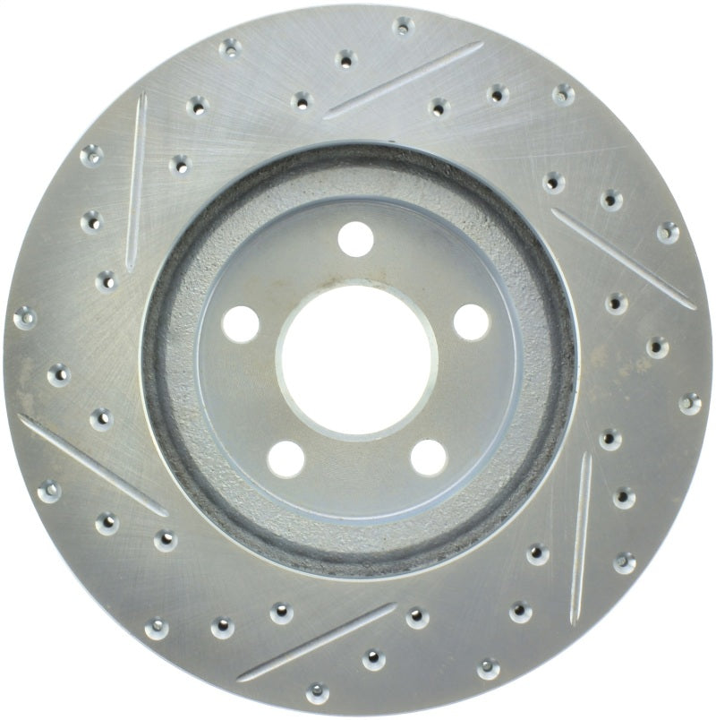 StopTech Select Sport Drilled & Slotted Rotor - Front Right