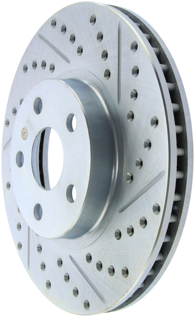 StopTech Select Sport 03-08 Pontiac Vibe/ 05-09 Scion Slotted and Drilled Left Front Rotor