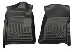 Husky Liners 07-12 Chevrolet Silverado/GMC Sierra Regular Cab WeatherBeater Black Floor Liners - GTR Auto