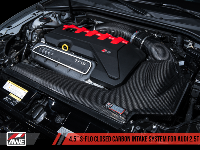 AWE Tuning Audi RS3 / TT RS S-FLO Closed Carbon Fiber Intake - GTR Auto