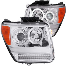 Load image into Gallery viewer, ANZO 2007-2012 Dodge Nitro Projector Headlights w/ Halo Chrome (CCFL) G2