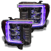 Load image into Gallery viewer, Oracle 20-21 GMC Sierra 2500/3500 HD RGB+W Headlight DRL Upgrade Kit - ColorSHIFT 2 SEE WARRANTY