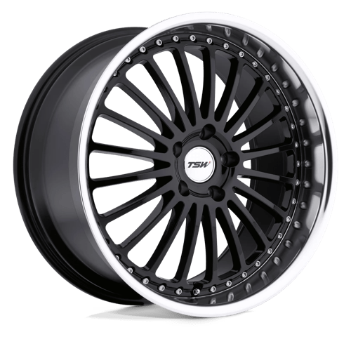 TWSIL 19X8 5X4.5 G-BLK MRR LIP 20MM