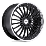 TWSIL 19X8 5X4.5 G-BLK MRR LIP 20MM