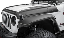 Load image into Gallery viewer, Bushwacker 18-22 Jeep Wrangler 2/4dr / 20-22 Jeep Gladiator Trail Armor Hood Armor (3pc) - Tex. Blk