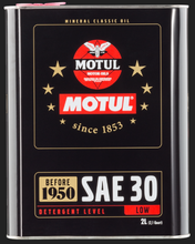 Load image into Gallery viewer, Motul Classic SAE 30 Oil - 6x2L
