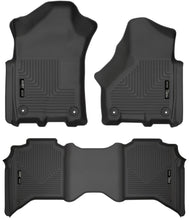 Load image into Gallery viewer, Husky Liners 19-21 Ram 2500/3500 Crew Cab Weatherbeater Black Front &amp; 2nd Seat Floor Liners - GTR Auto