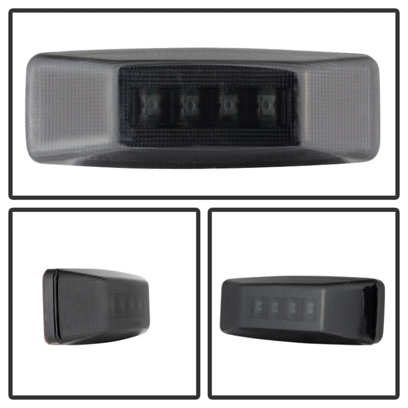 xTune Dodge Ram 94-02 Dually 2 Red LED+2 Amber LED Fender Lights 4pcs Smoke ACC-LED-DR94-FE-SM