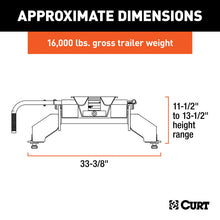 Load image into Gallery viewer, Curt E16 5th Wheel Hitch w/Ford Puck System Legs