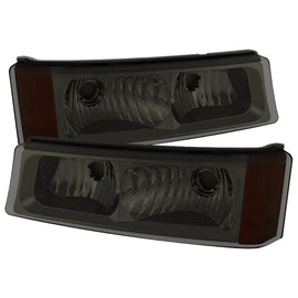 xTune Chevy Silverado 03-06 Bumper Lights Smoke CBL-JH-CSIL03-AM-SM