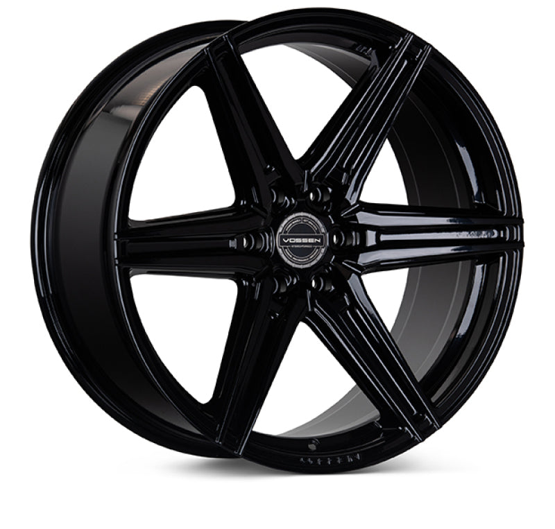 Vossen HF6-2 20x9.5 / 6x139.7 / ET15 / Deep Face / 106.1 - Gloss Black Wheel