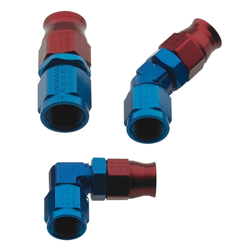 Fragola -6AN 45 Degree Hose End - Alum