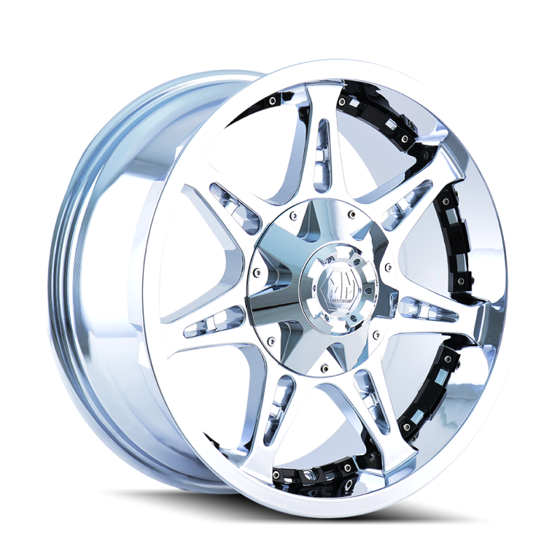 Mayhem 8060 Missile 20x12 / 5x127 BP / -44mm Offset / 87mm Hub Chrome Wheel