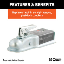 Load image into Gallery viewer, Curt Replacement 2in Posi-Lock Coupler Latch for Straight-Tongue Couplers