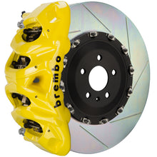 Load image into Gallery viewer, Brembo 02-08 G500/03-04 G55/09-18 G550 Fr GT BBK 8Piston Cast 412x38 2pc Rotor Slotted Type1-Yellow