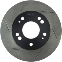 Load image into Gallery viewer, StopTech Power Slot 4/89-00 Mitsubishi Eclipse GST / 2/98-01 Galant 4 cyl Slotted Right Front Rotor