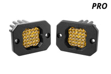 Load image into Gallery viewer, Diode Dynamics Stage Series C1 LED Pod Pro - Yellow Flood Flush ABL (Pair)