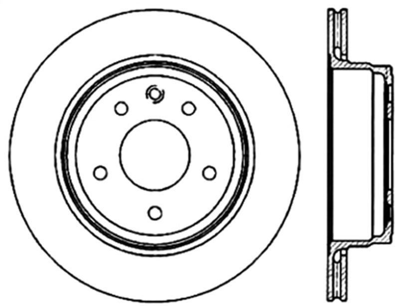 StopTech Drilled Sport Brake Rotor