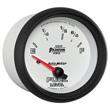 Load image into Gallery viewer, Autometer Phantom II 2-5/8in / 73 Ohms Empty - 10 Ohms Full Electrical Fuel Level Gauge