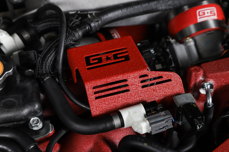 GrimmSpeed 08-21 Subaru STI Boost Control Solenoid Cover - Red