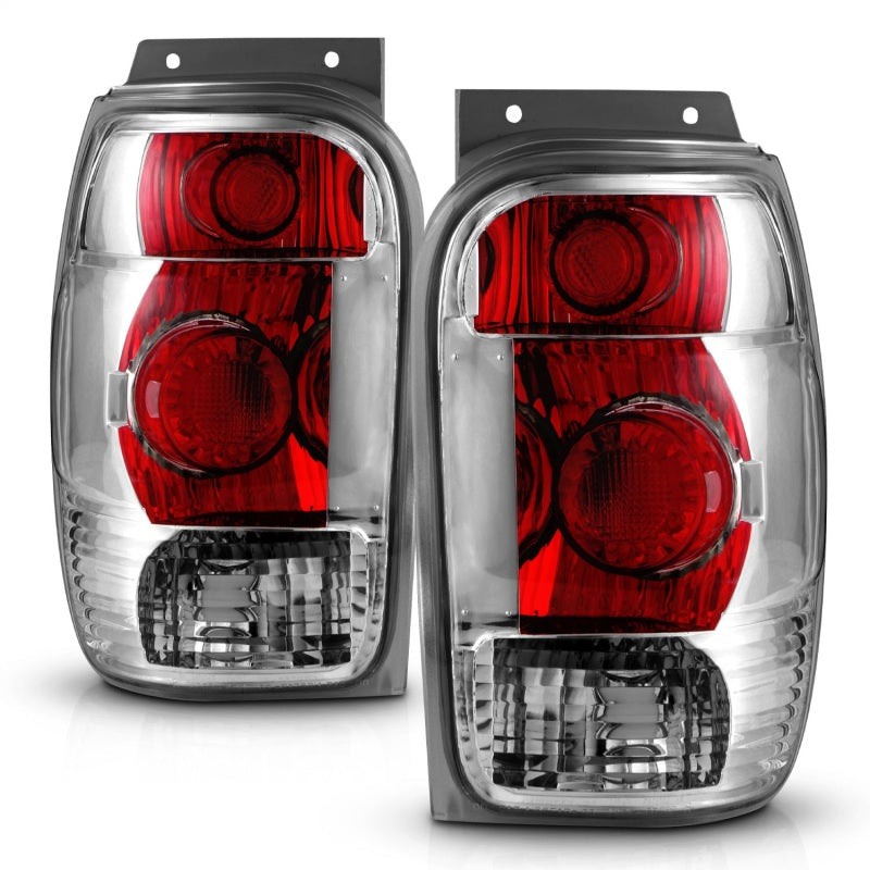 ANZO 1998-2001 Ford Explorer Taillights Chrome