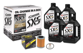 Maxima SXS Can-Am Maverick X3 Oil Change Kit w/Full Synthetic 10W50 Engine Oil/Filter/Hardware