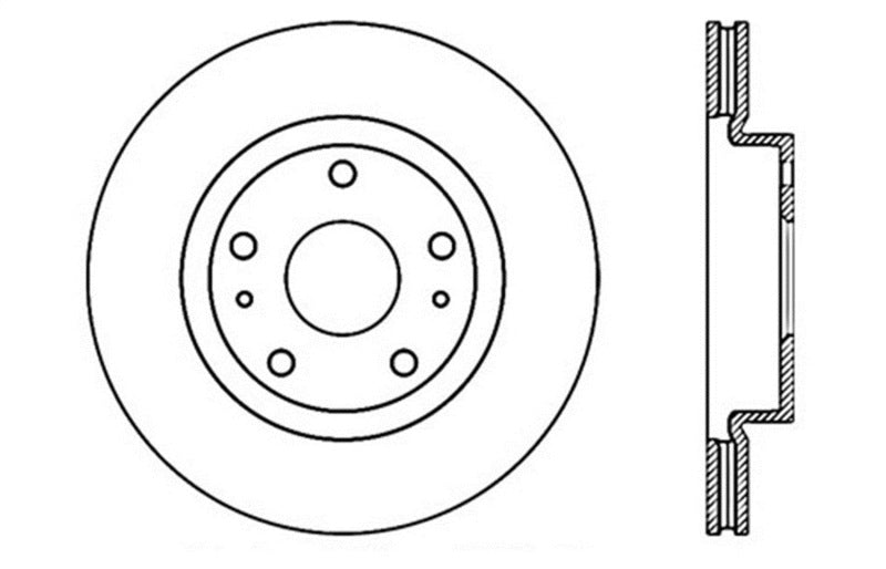 StopTech Drilled Sport Brake Rotor