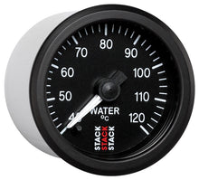 Load image into Gallery viewer, Autometer Stack 52mm 40-120 Deg C 1/8in NPTF Male Pro Stepper Motor Water Temp Gauge - Black