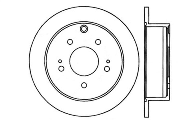 StopTech Slotted & Drilled Sport Brake Rotor