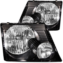 Load image into Gallery viewer, ANZO 2002-2005 Ford Explorer Crystal Headlights Black