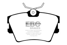 Load image into Gallery viewer, EBC 97-98 Volkswagen Eurovan 2.5L Ultimax2 Rear Brake Pads