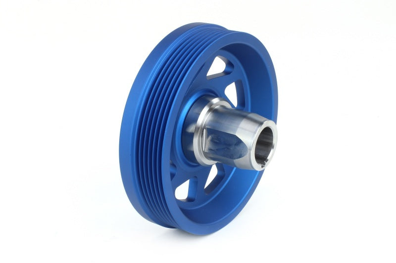 PERRIN 22-26 Subaru WRX/BRZ & Toyota GR86 / 20-25 FXT/OBXT Lightweight Crank Pulley - Blue - GTR Auto