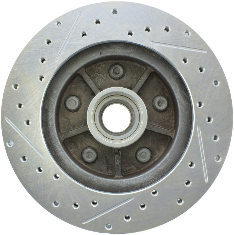 StopTech Select Sport Drilled & Slotted Rotor - Front Left