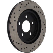 Load image into Gallery viewer, StopTech 05-10 Ford Mustang V6 4.0L / GT V8 4.6L Drilled Left Rear CRYO Rotor