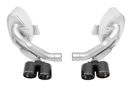 SOUL 09-11 Porsche 997.2 Carrera Sport Side Mufflers - Dual Wall Carbon Fiber Tips