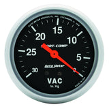 AutoMeter Gauge Vacuum 2-5/8in. 30Inhg Mechanical Sport-Comp