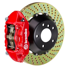 Load image into Gallery viewer, Brembo 06-10 M5 (E60)/06-10 M6 (E63/E64) Rear GT BBK 4 Piston Cast 380x28 2pc Rotor Drilled-Red