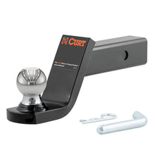 Load image into Gallery viewer, Curt Fusion Ball Mount w/2in Ball (2in Shank 7500lbs 4in Drop)