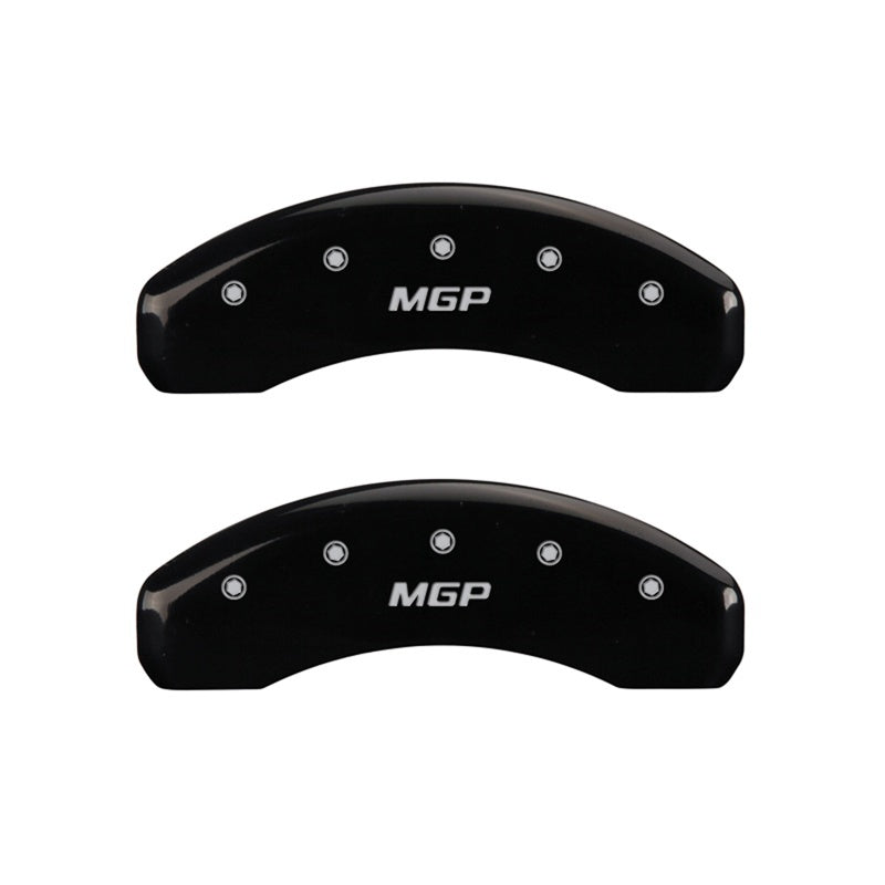 MGP 2 Caliper Covers MGP Black Finish Silver Characters 2018 Chevrolet Tahoe