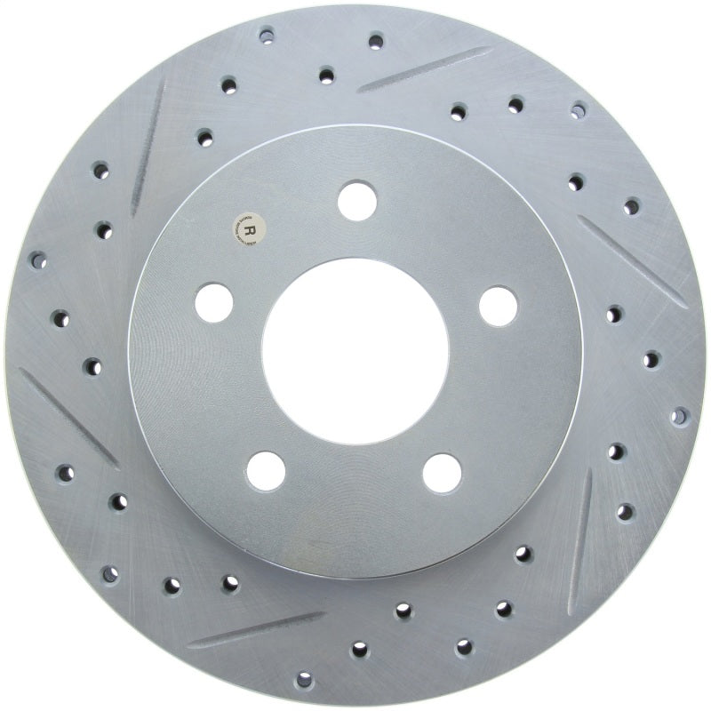 StopTech Select Sport 82-87 Lincoln Continental Sport Slotted & Drilled Right Rear Brake Rotor
