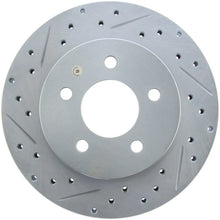 Load image into Gallery viewer, StopTech Select Sport 82-87 Lincoln Continental Sport Slotted &amp; Drilled Right Rear Brake Rotor