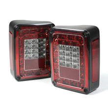 Load image into Gallery viewer, Rugged Ridge Led Tail Light Set Smoke 07-18 Jeep Wrangler