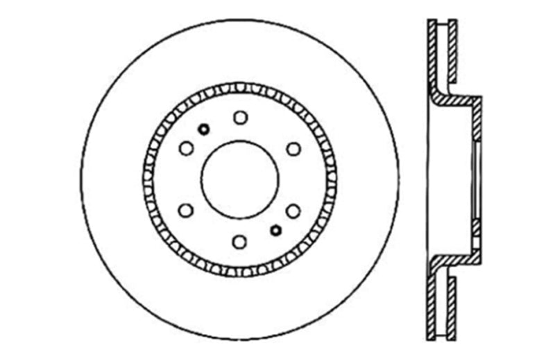StopTech Drilled Sport Brake Rotor