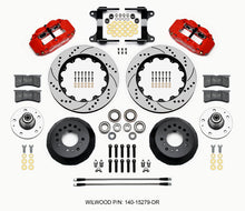 Load image into Gallery viewer, Wilwood Narrow Superlite 6R Front Hub Kit 14.00in Drill Red 82-92 Camaro//Firebird