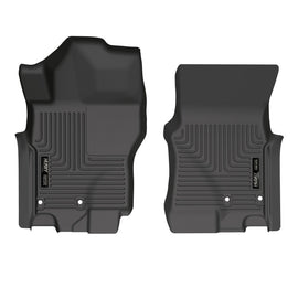 Husky Liners  2022 Nissan Frontier King Cab Ext. Cab/CC  WeatherBeater Black Front Floor Liners - GTR Auto