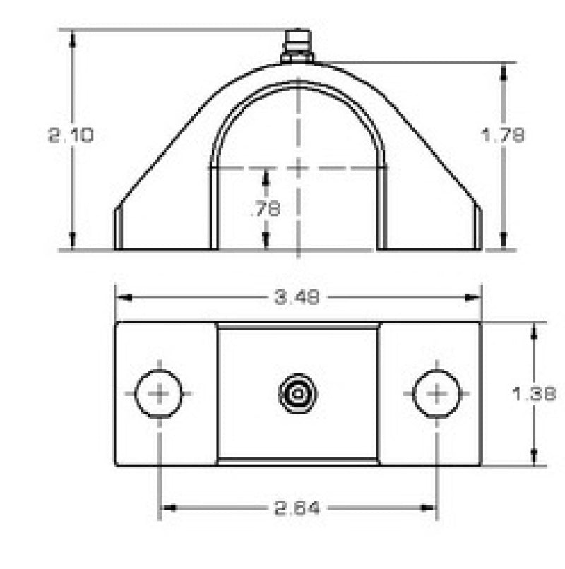 Hotchkis Style A 7/8in Heavy Duty Billet Sway Bar Bushing Brackets (Pack of 2)