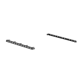 Road Armor TRECK Dual Upper 6-1/2ft Bed Accessory Rail & 5-Light Mounts - Tex Blk (Pair)
