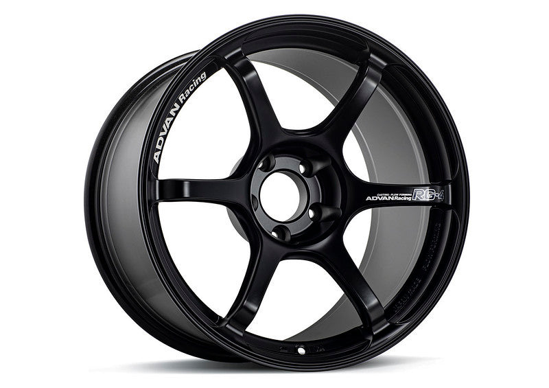 Advan RG-4 18x11 +15 5-114.3 Semi Gloss Black Wheel