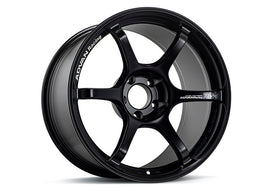 Advan RG-4 18x7.5 +47 5x114.3 Semi Gloss Black Wheel
